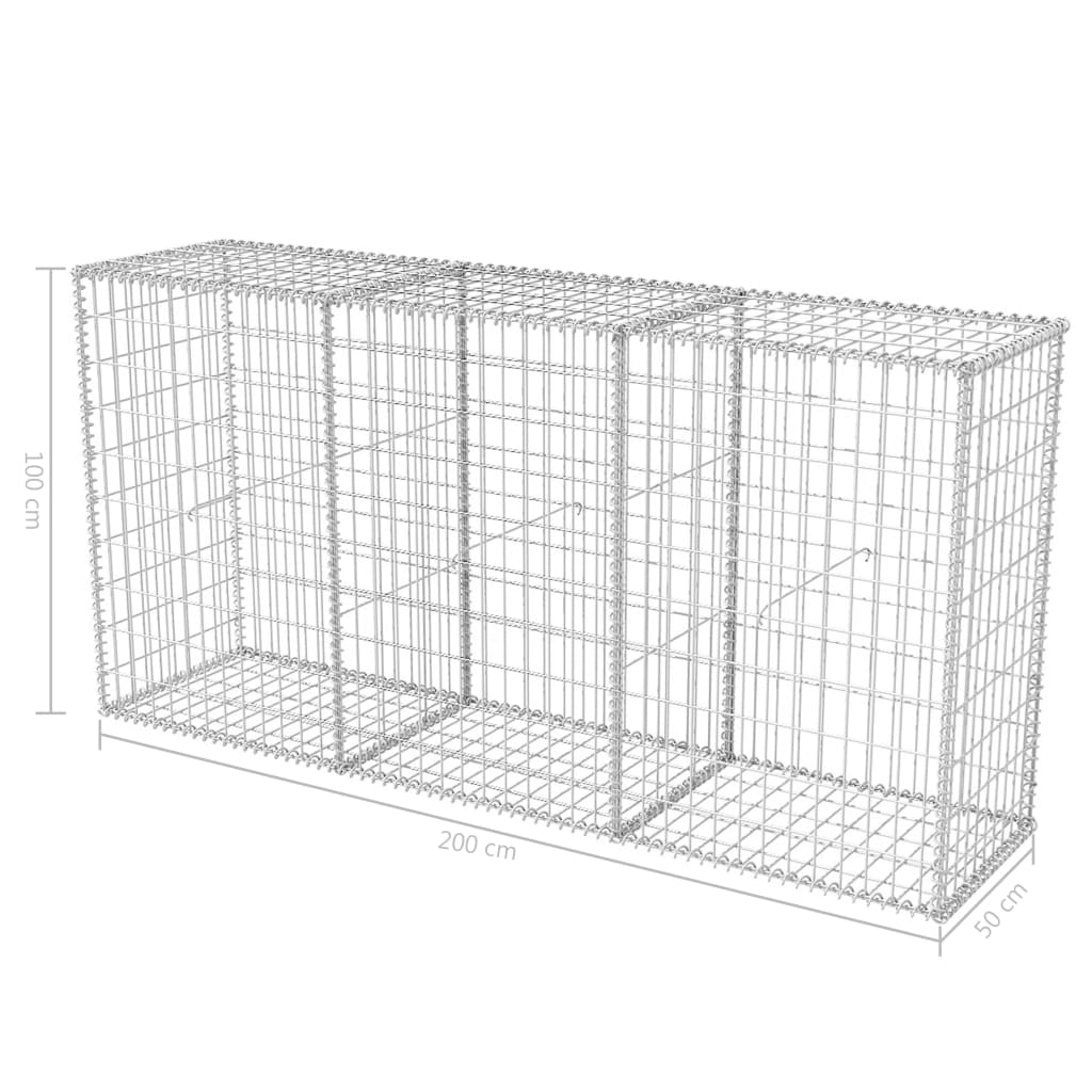 Gabion Gabionen Steinkorb Steingabionen Mauer Säule Säulen Drahtkorb Schüttkorb - Bild 14 von 16