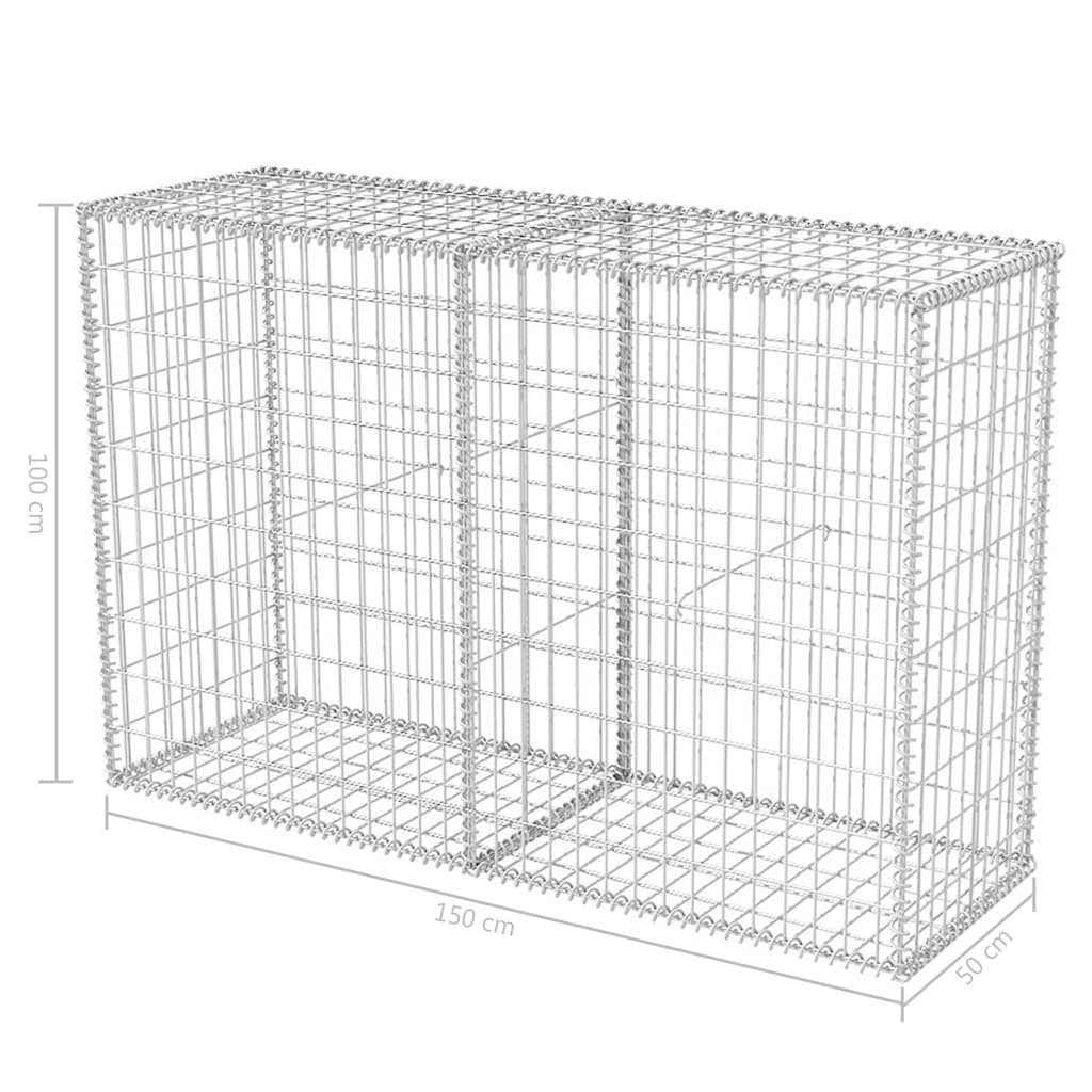 Gabion Gabionen Steinkorb Steingabionen Mauer Säule Säulen Drahtkorb Schüttkorb - Bild 13 von 16