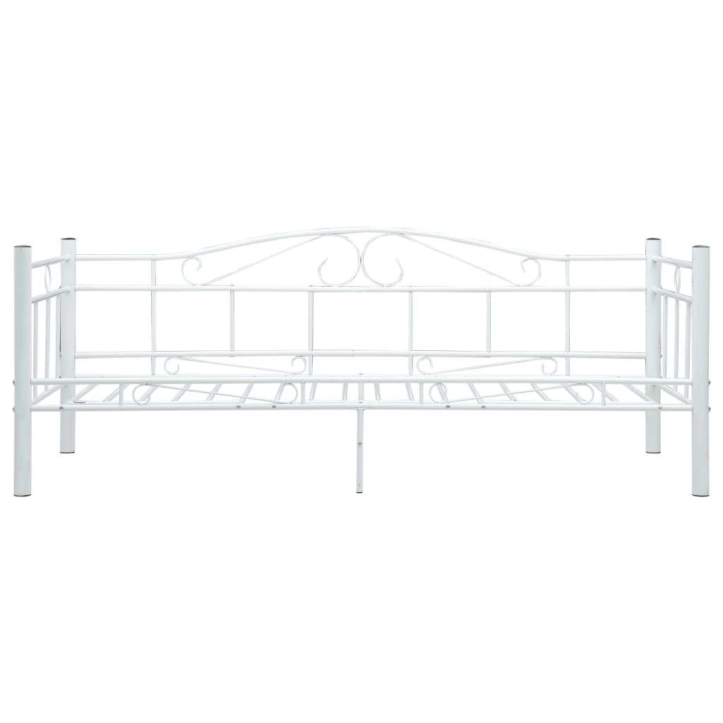 Metall Bettgestell Tagesbett Einzelbett Schlafsofa Bettrahmen Metallrahmen Neu - Bild 15 von 17