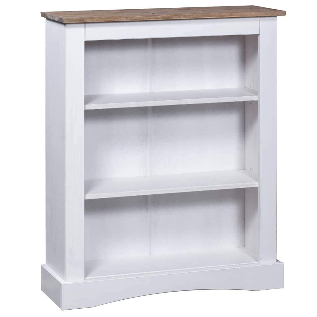 Rustic Mexican Pine Wood Corona Waxed Furniture Home White Body and Brown Top - Picture 60 of 87