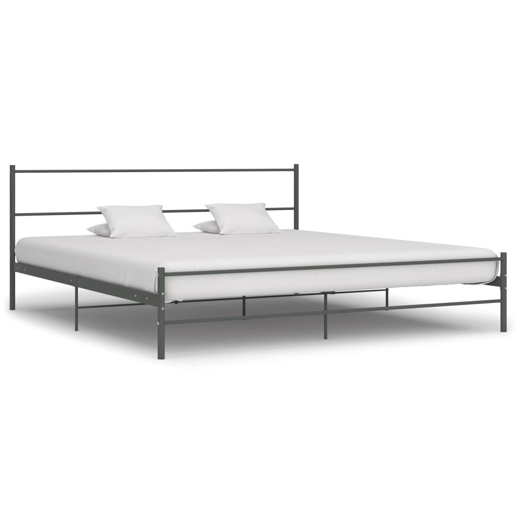 Einzelbett Bettgestell Singlebett Gästebett Bettrahmen Metallbett Bett Metall - Bild 11 von 13