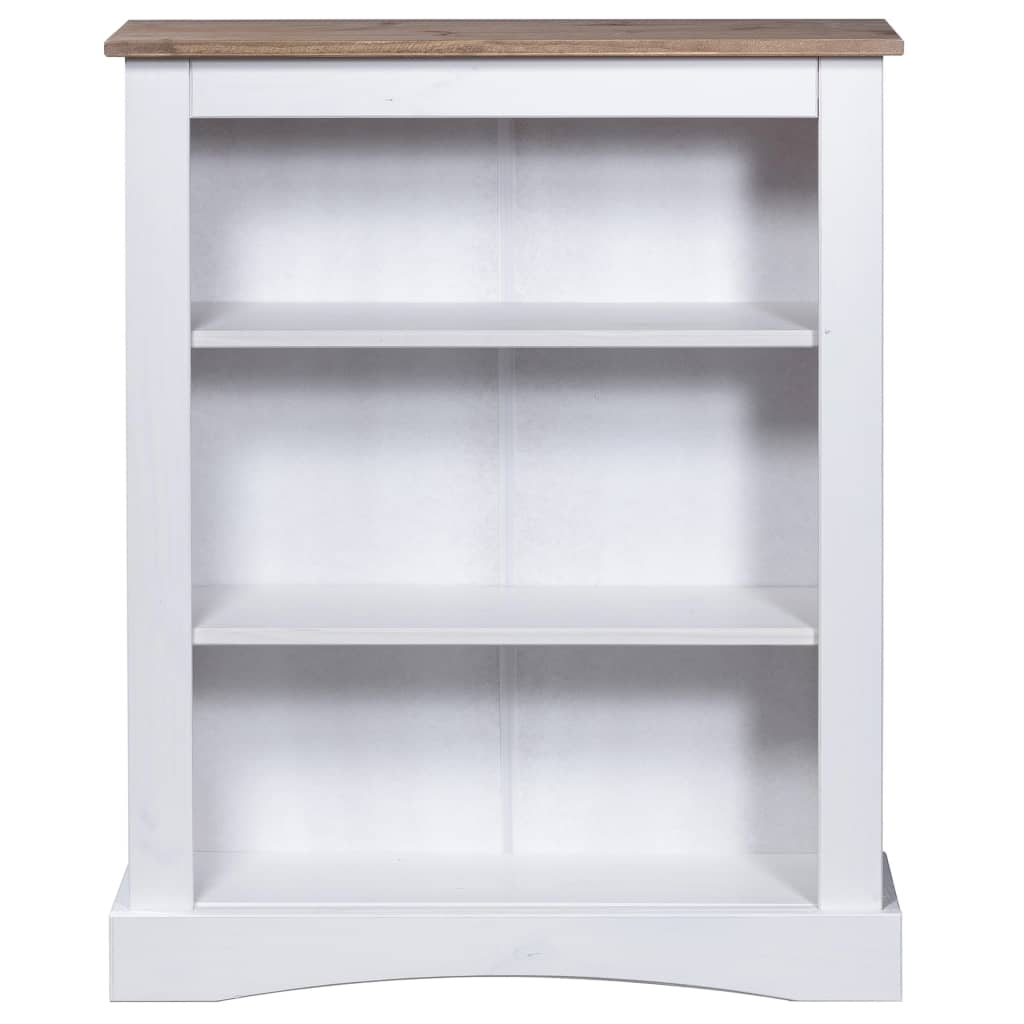 Rustic Mexican Pine Wood Corona Waxed Furniture Home White Body and Brown Top - Picture 62 of 87