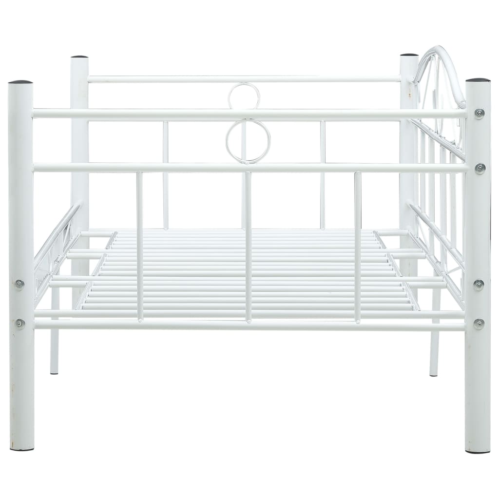 Metall Bettgestell Tagesbett Einzelbett Schlafsofa Bettrahmen Metallrahmen Neu - Bild 14 von 17