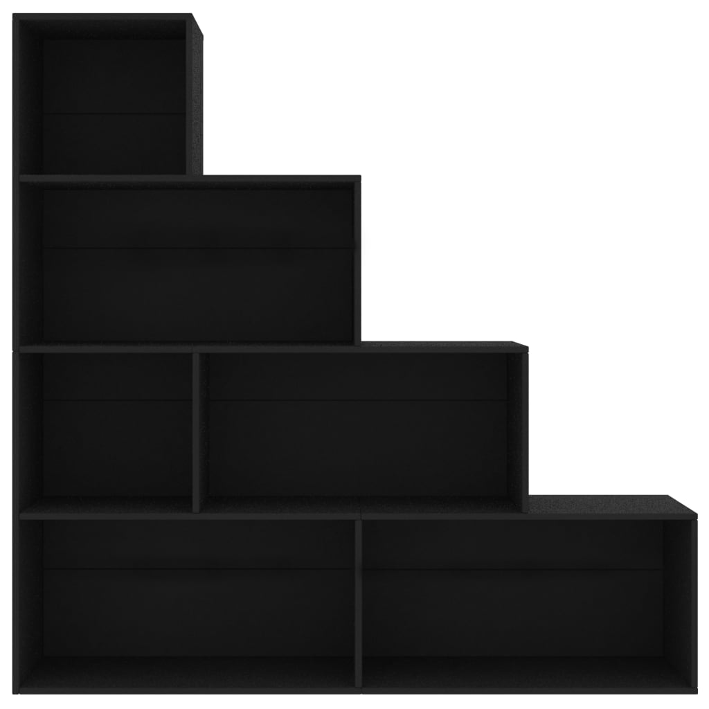 Treppenregal Raumteiler Bücherregal 6 Fächer Stufenregal Treppe Spanplatte DE - Bild 61 von 63