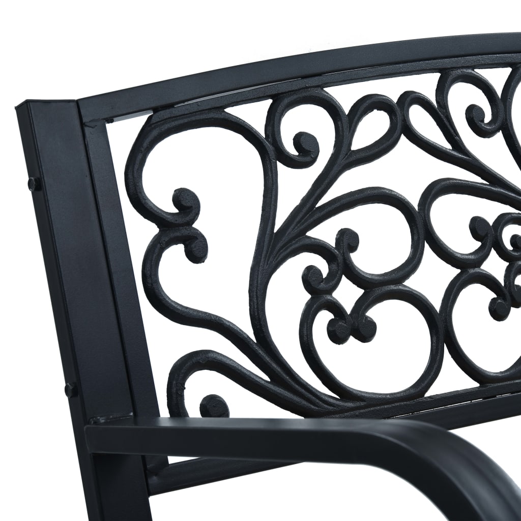 Gartenbank 2-3-Sitzer Sitzbank Parkbank Metall Bank Balkon Terrassenbank - Bild 81 von 84