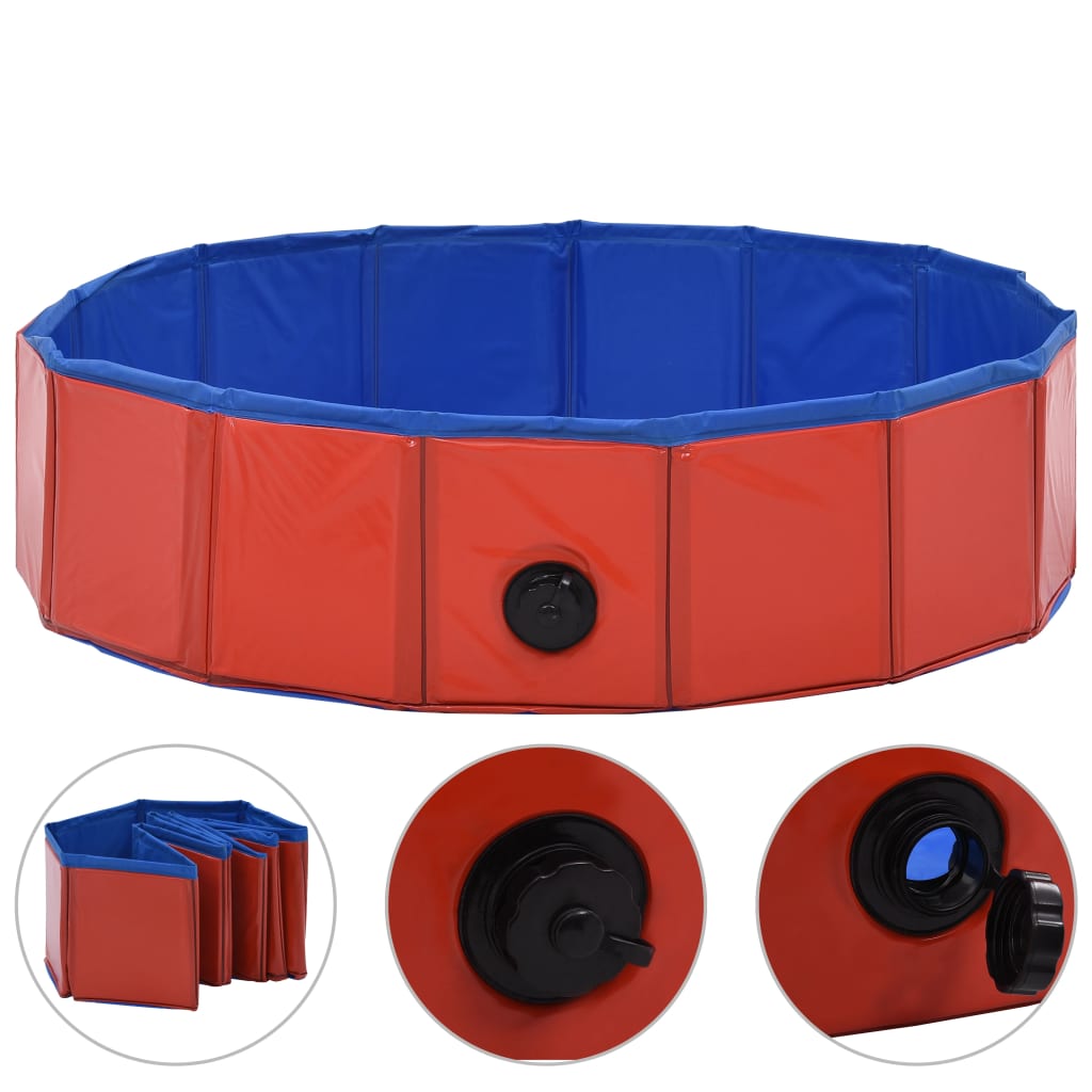 Hundepool Faltbar PVC Hunde Swimmingpool Schwimmbecken Planschbecken Ø80-300 cm - Bild 2 von 17