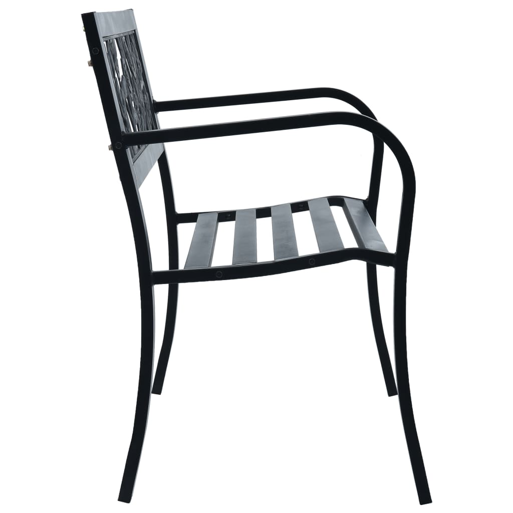 Gartenbank 2-3-Sitzer Sitzbank Parkbank Metall Bank Balkon Terrassenbank - Bild 59 von 84