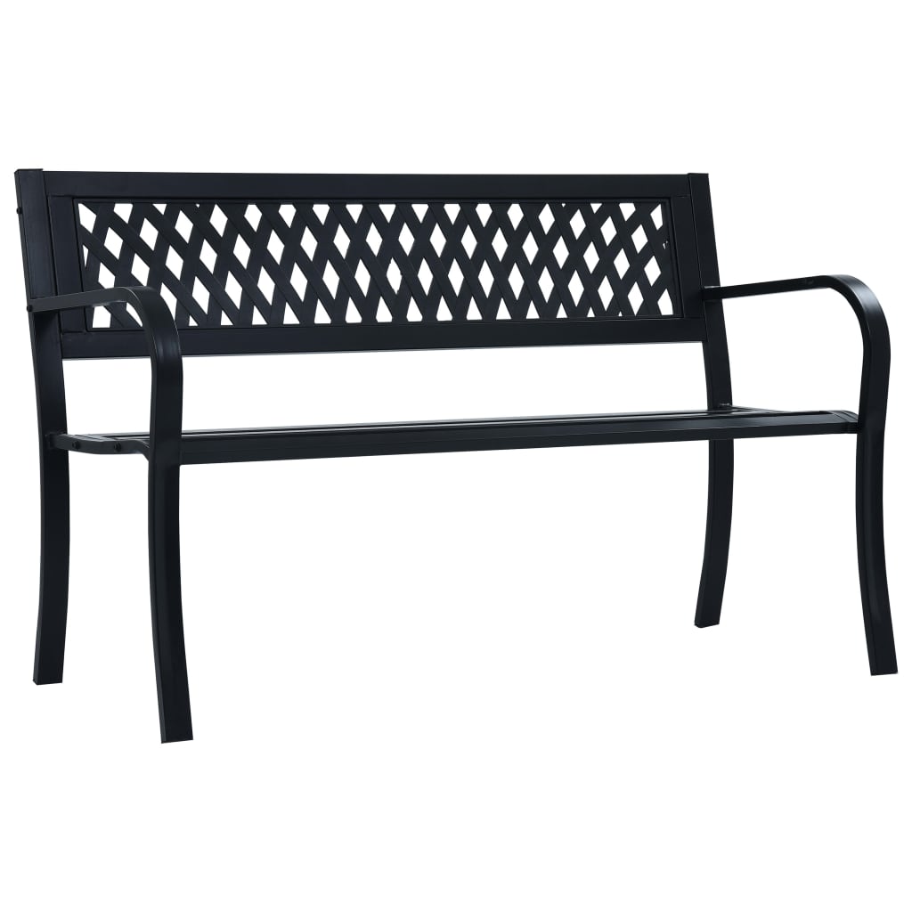 Gartenbank 2-3-Sitzer Sitzbank Parkbank Metall Bank Balkon Terrassenbank - Bild 31 von 84