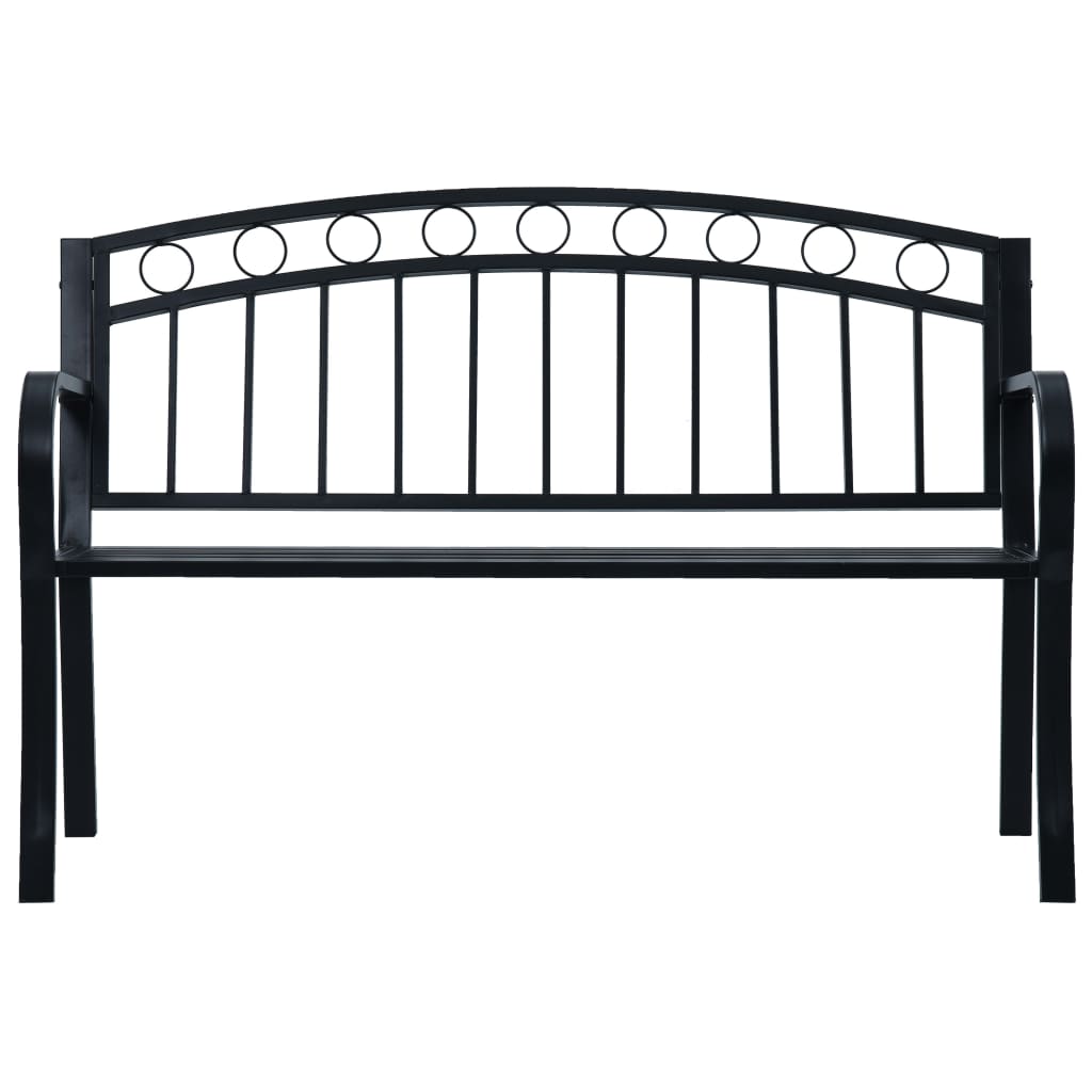 Gartenbank 2-3-Sitzer Sitzbank Parkbank Metall Bank Balkon Terrassenbank - Bild 4 von 84
