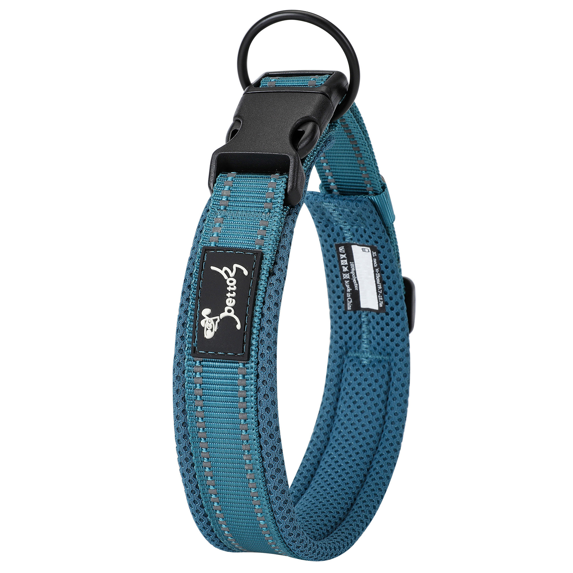 Hundehalsband Nylon Halsband Gepolstert Verstellbare Reflektierend XS-XL Größe