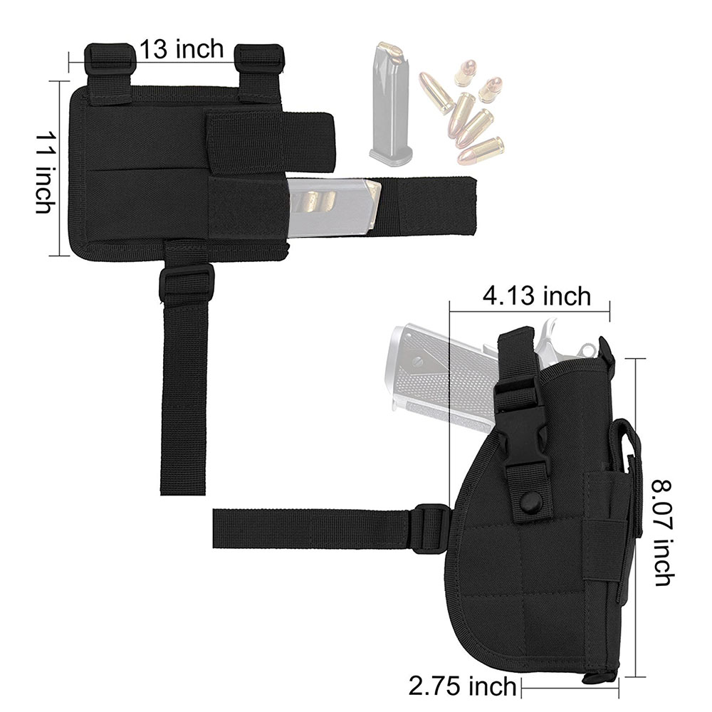 Universal Tactical Underarm Shoulder Gun Holster Pistol Handgun Concealed Carry - Picture 37 of 44