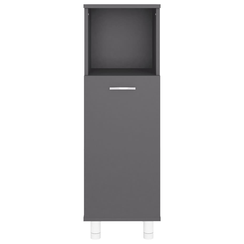 Badezimmerschrank Badschrank Schmaler Midischrank Badregal 3 Fächern 30x30x95 cm - Bild 25 von 109