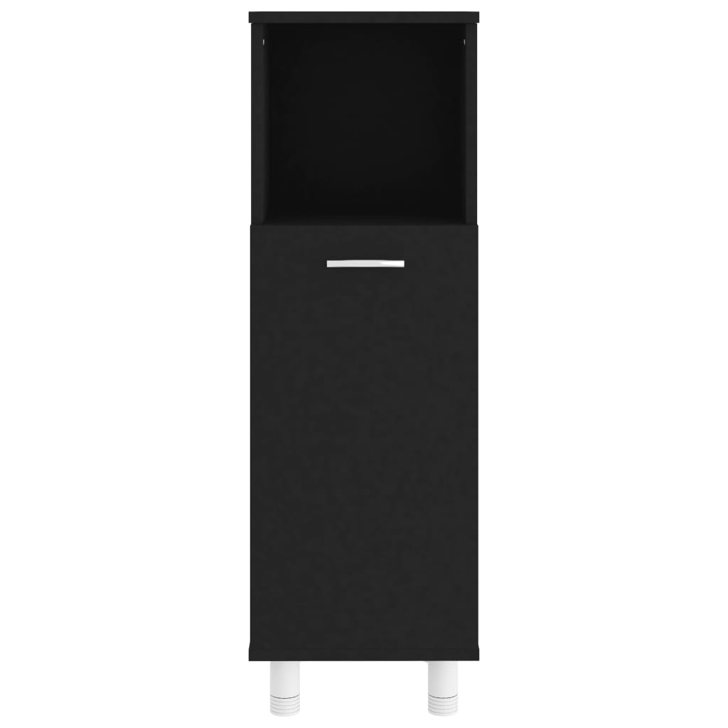 Badezimmerschrank Badschrank Schmaler Midischrank Badregal 3 Fächern 30x30x95 cm - Bild 17 von 109