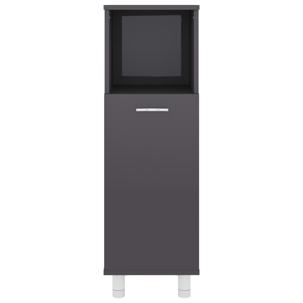 Badezimmerschrank Badschrank Schmaler Midischrank Badregal 3 Fächern 30x30x95 cm - Bild 41 von 109