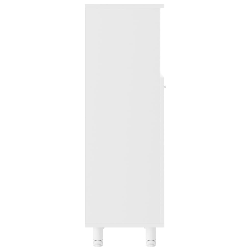 Badezimmerschrank Badschrank Schmaler Midischrank Badregal 3 Fächern 30x30x95 cm - Bild 10 von 109