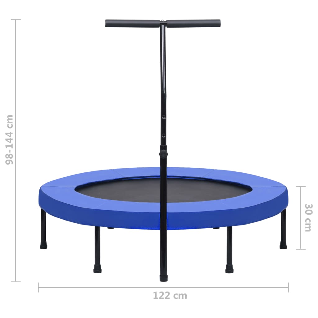 Fitness-Bungee-Trampolin Faltbar Indoor/Outdoor Sport Minitrampolin Jumping DE - Bild 35 von 63