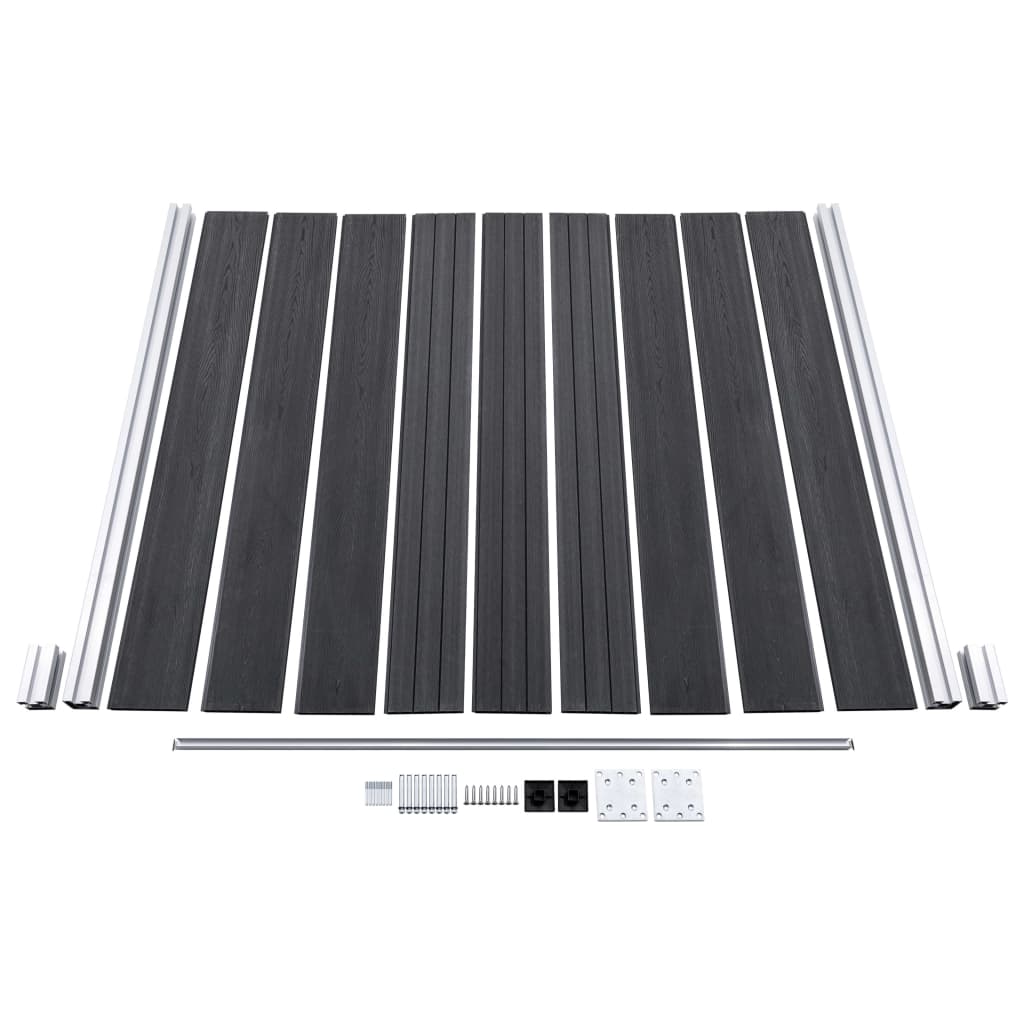 Zaunelement WPC Zaun Sichtschutzzaun Windschutzzaun Lamellenzaun Garten Zaun - Bild 27 von 69