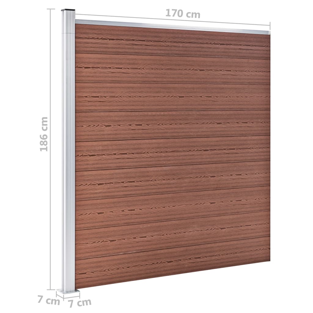Zaunelement WPC Zaun Sichtschutzzaun Windschutzzaun Lamellenzaun Garten Zaun - Bild 21 von 69
