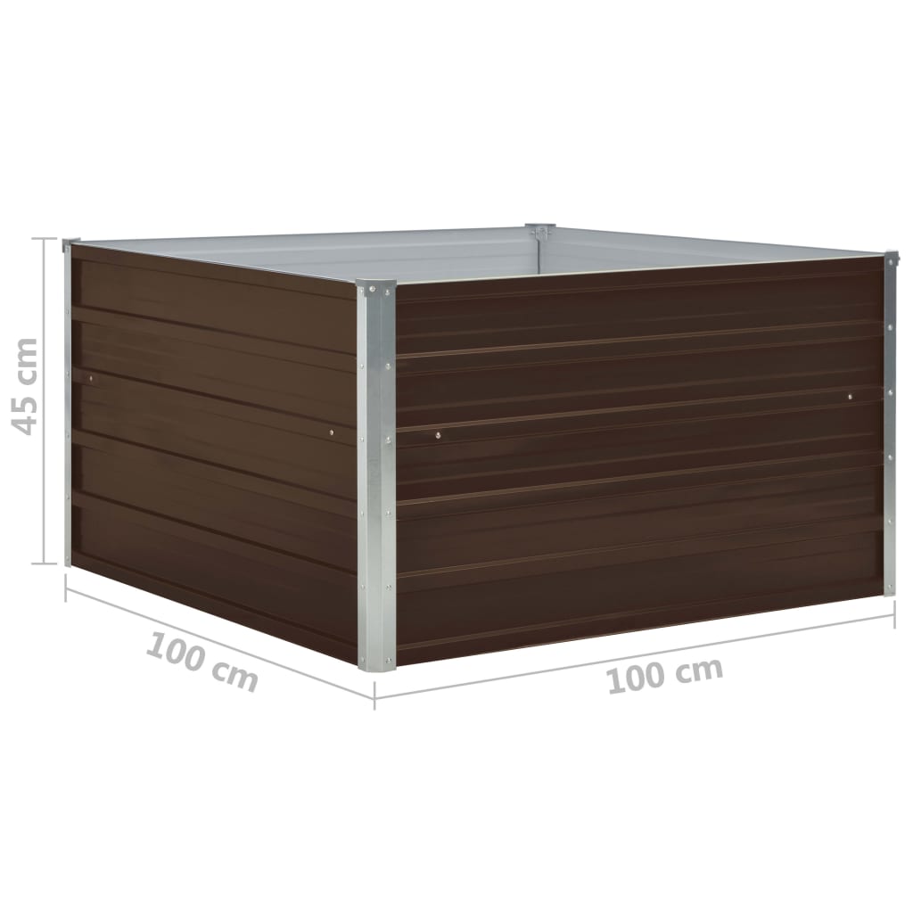 Metall Hochbeet Pflanzbeet Gemüsebeet Pflanzkasten Stahl Beet Blumenbeet Garten - Bild 165 von 177