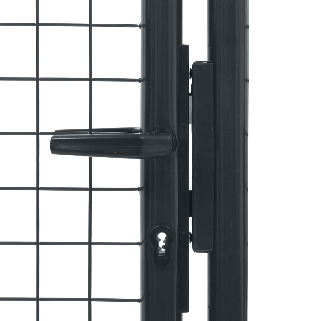 vidaXL Mesh-Gartentor Verzinkter Stahl Zauntor Hoftor Gartentür Zauntor Größen - Bild 22 von 55