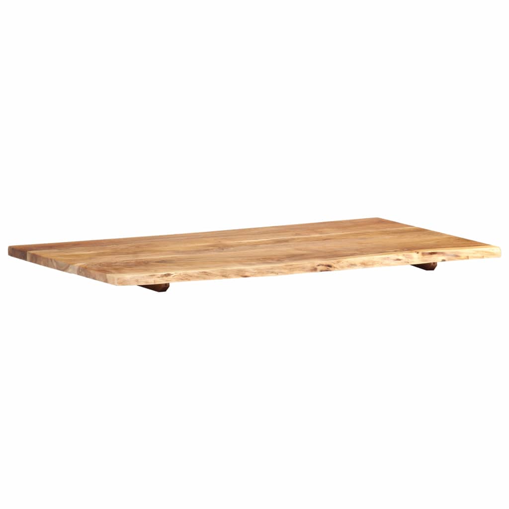 Waschtischplatte Massivholz Akazie Arbeitsplatte Baumkante Holzplatte Badezimmer - Bild 9 von 82
