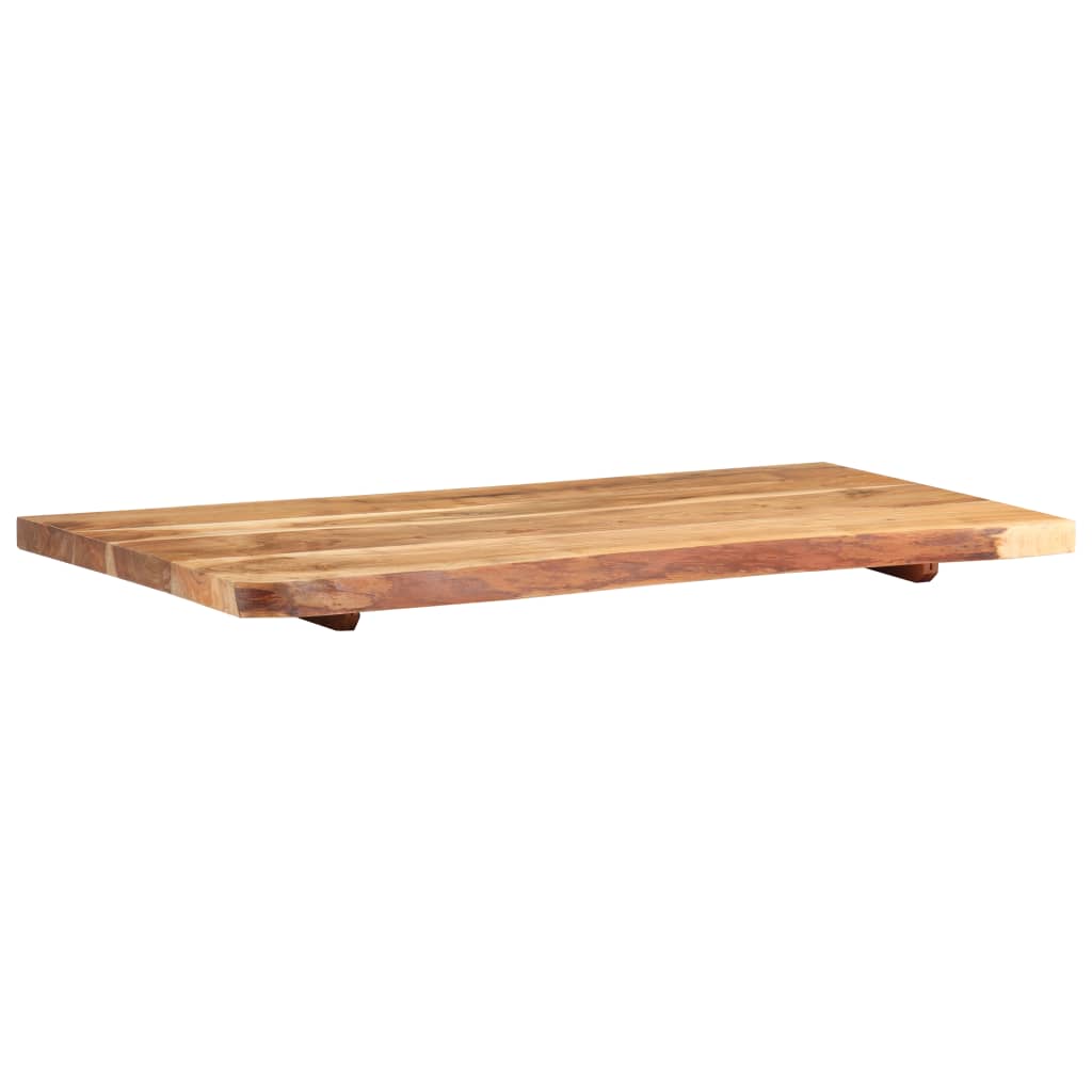 Waschtischplatte Massivholz Akazie Arbeitsplatte Baumkante Holzplatte Badezimmer - Bild 27 von 82