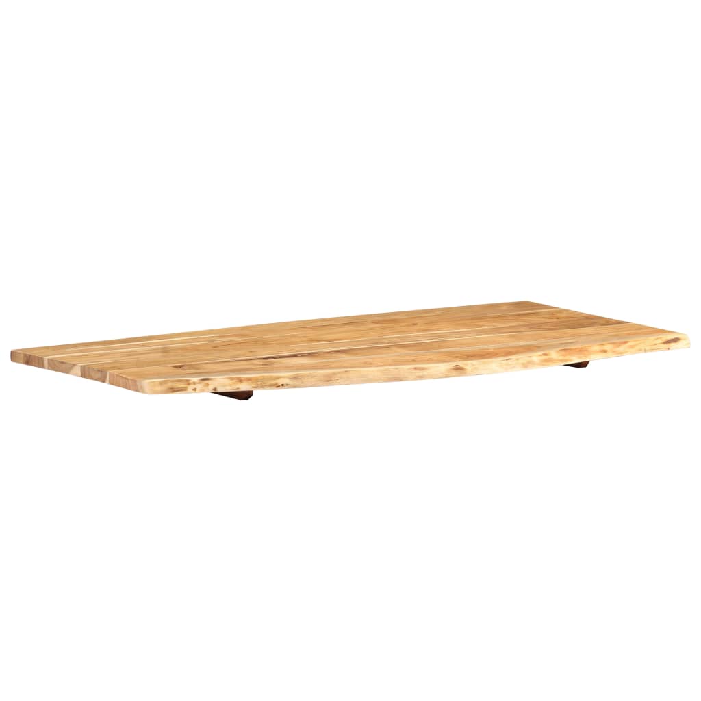 Waschtischplatte Massivholz Akazie Arbeitsplatte Baumkante Holzplatte Badezimmer - Bild 32 von 82