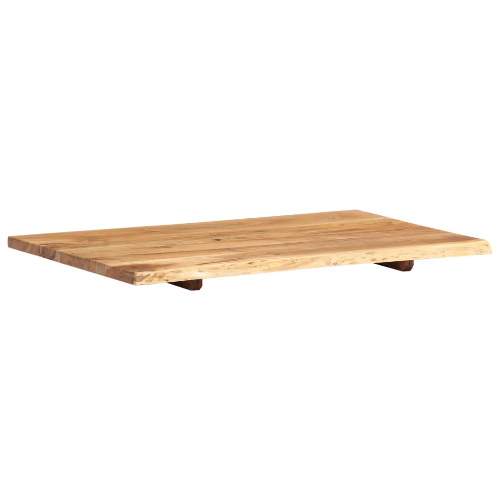 Waschtischplatte Massivholz Akazie Arbeitsplatte Baumkante Holzplatte Badezimmer - Bild 15 von 82