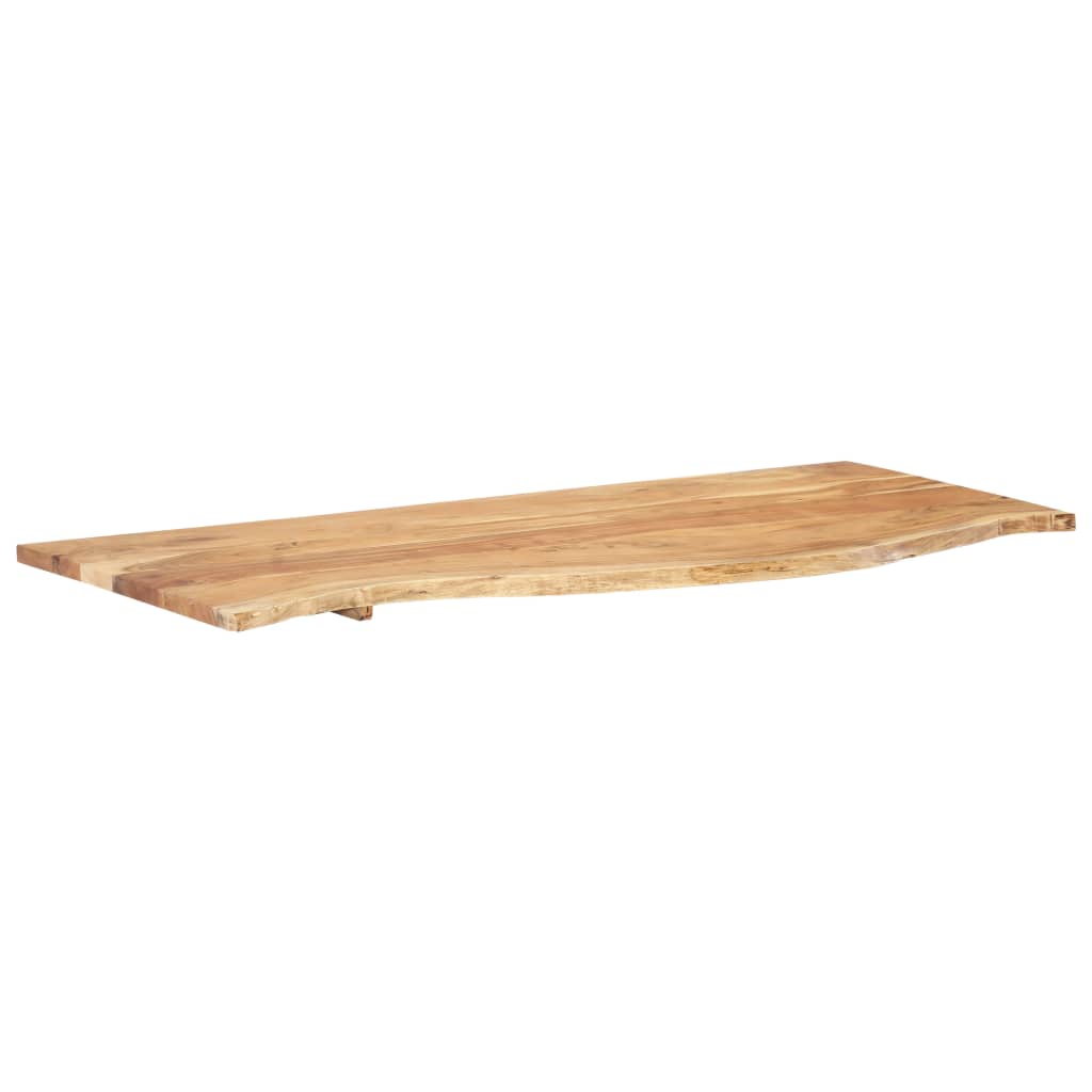 Waschtischplatte Massivholz Akazie Arbeitsplatte Baumkante Holzplatte Badezimmer - Bild 71 von 82