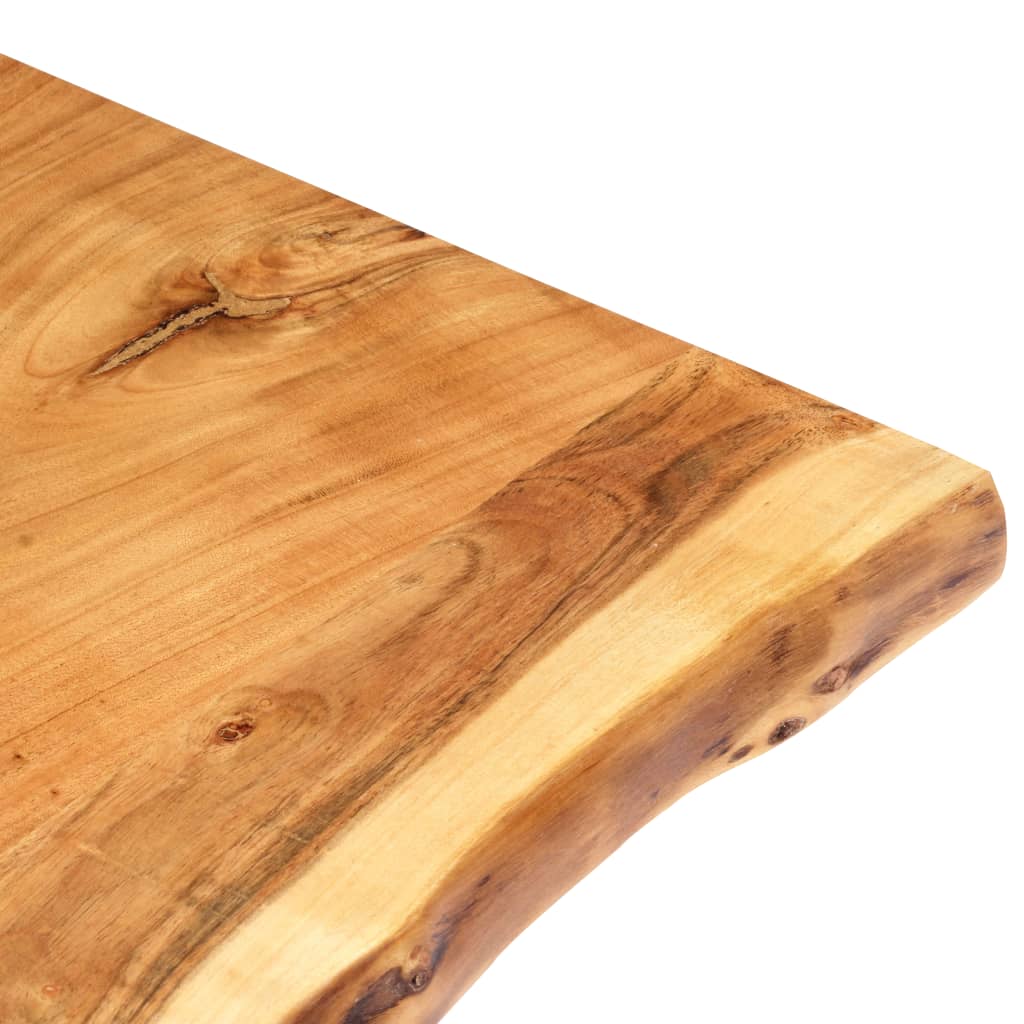 Waschtischplatte Massivholz Akazie Arbeitsplatte Baumkante Holzplatte Badezimmer - Bild 4 von 82