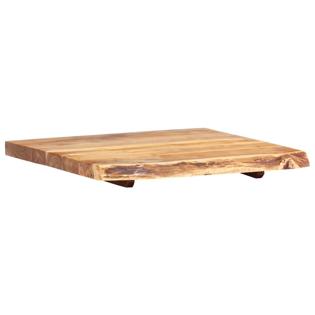 Waschtischplatte Massivholz Akazie Arbeitsplatte Baumkante Holzplatte Badezimmer - Bild 53 von 82