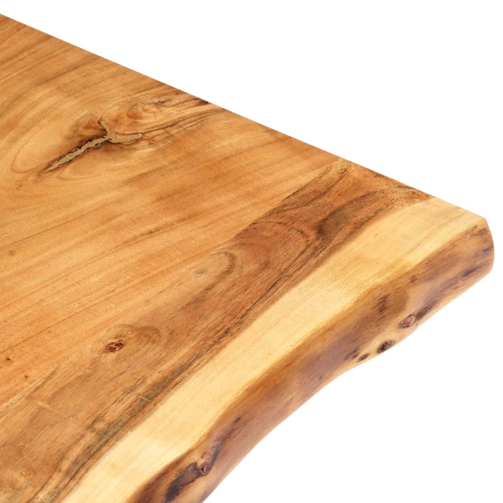 Waschtischplatte Massivholz Akazie Arbeitsplatte Baumkante Holzplatte Badezimmer - Bild 31 von 82
