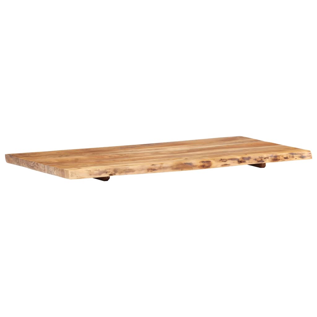 Waschtischplatte Massivholz Akazie Arbeitsplatte Baumkante Holzplatte Badezimmer - Bild 59 von 82
