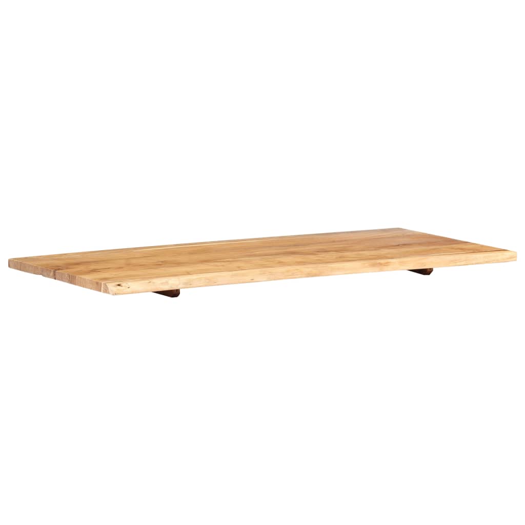Waschtischplatte Massivholz Akazie Arbeitsplatte Baumkante Holzplatte Badezimmer - Bild 36 von 82