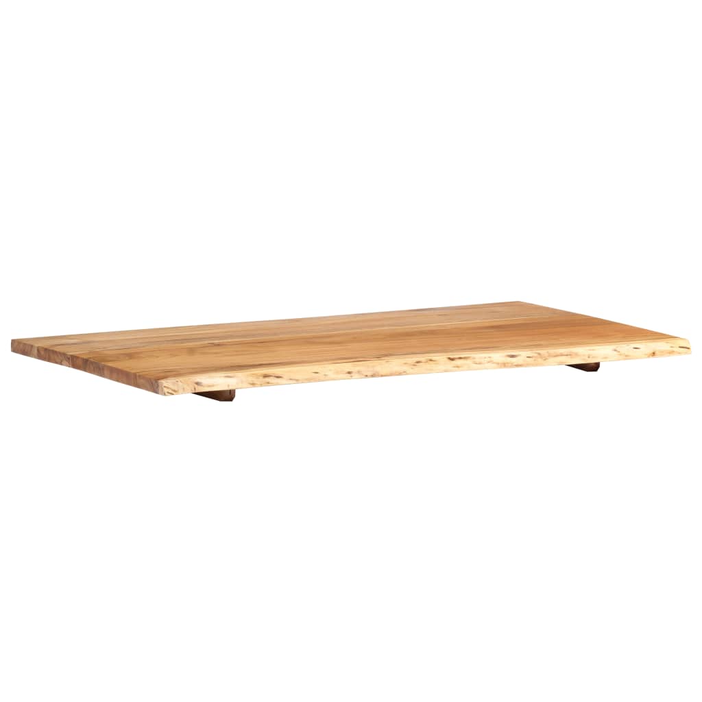 Waschtischplatte Massivholz Akazie Arbeitsplatte Baumkante Holzplatte Badezimmer - Bild 5 von 82