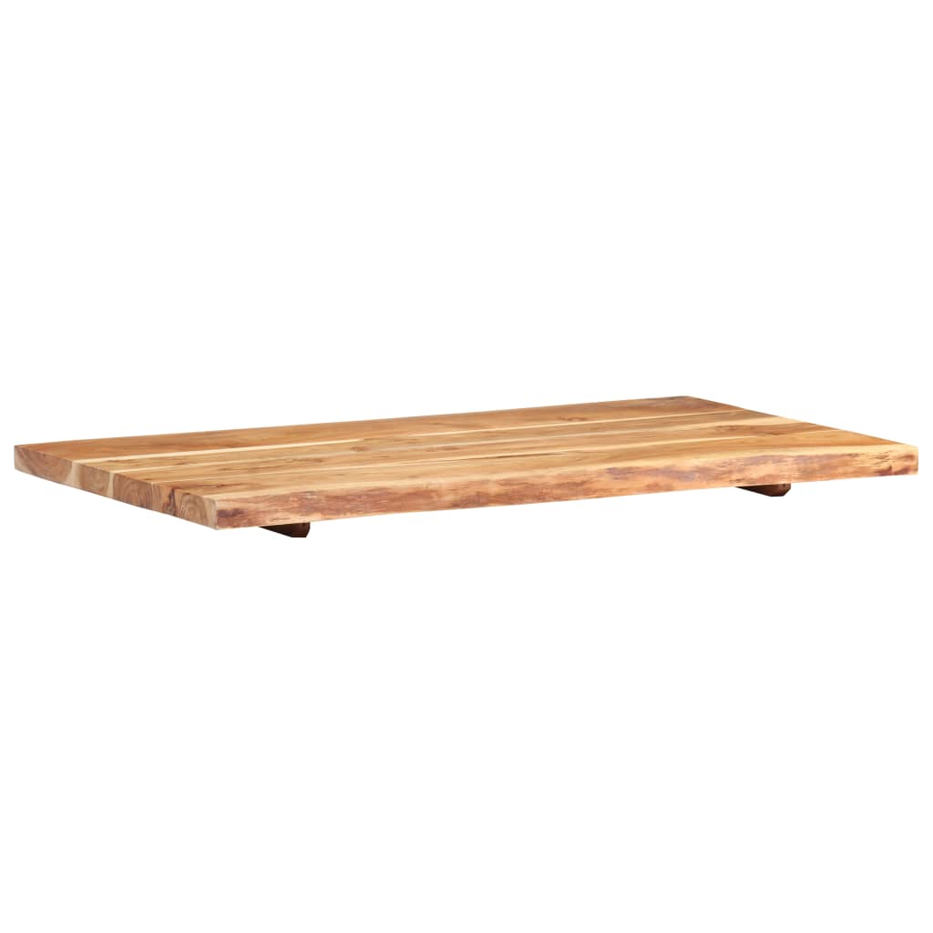 Waschtischplatte Massivholz Akazie Arbeitsplatte Baumkante Holzplatte Badezimmer - Bild 25 von 82