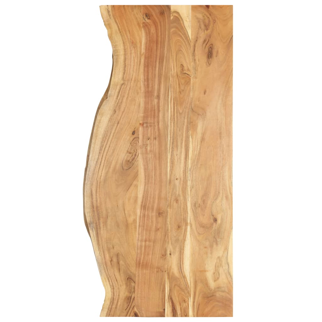 Waschtischplatte Massivholz Akazie Arbeitsplatte Baumkante Holzplatte Badezimmer - Bild 65 von 82