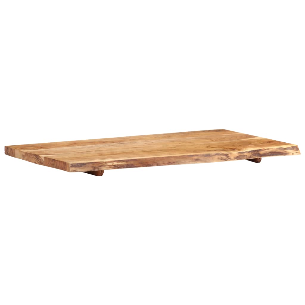 Waschtischplatte Massivholz Akazie Arbeitsplatte Baumkante Holzplatte Badezimmer - Bild 24 von 82