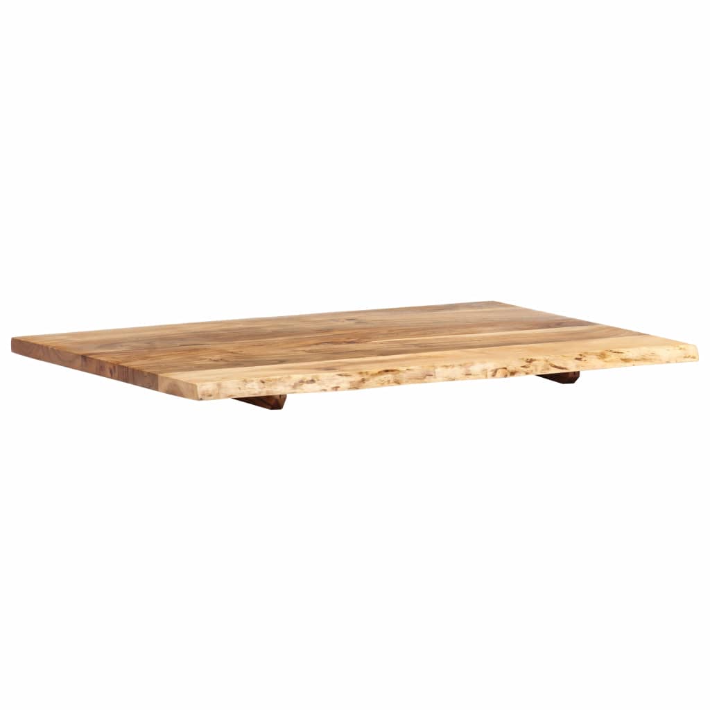 Waschtischplatte Massivholz Akazie Arbeitsplatte Baumkante Holzplatte Badezimmer - Bild 17 von 82