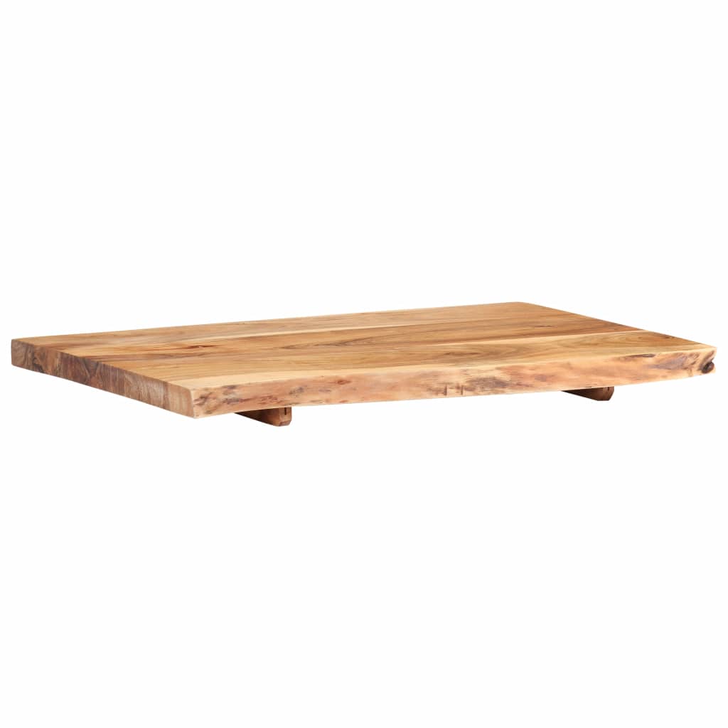 Waschtischplatte Massivholz Akazie Arbeitsplatte Baumkante Holzplatte Badezimmer - Bild 41 von 82