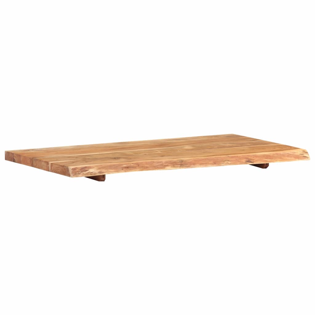 Waschtischplatte Massivholz Akazie Arbeitsplatte Baumkante Holzplatte Badezimmer - Bild 26 von 82
