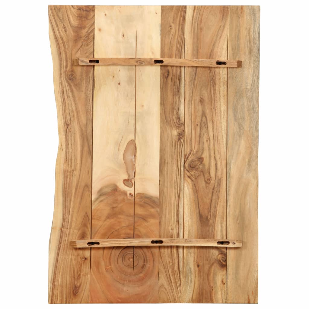 Waschtischplatte Massivholz Akazie Arbeitsplatte Baumkante Holzplatte Badezimmer - Bild 12 von 82