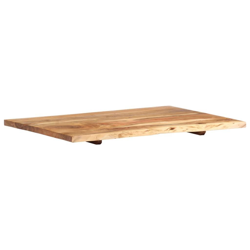 Waschtischplatte Massivholz Akazie Arbeitsplatte Baumkante Holzplatte Badezimmer - Bild 16 von 82
