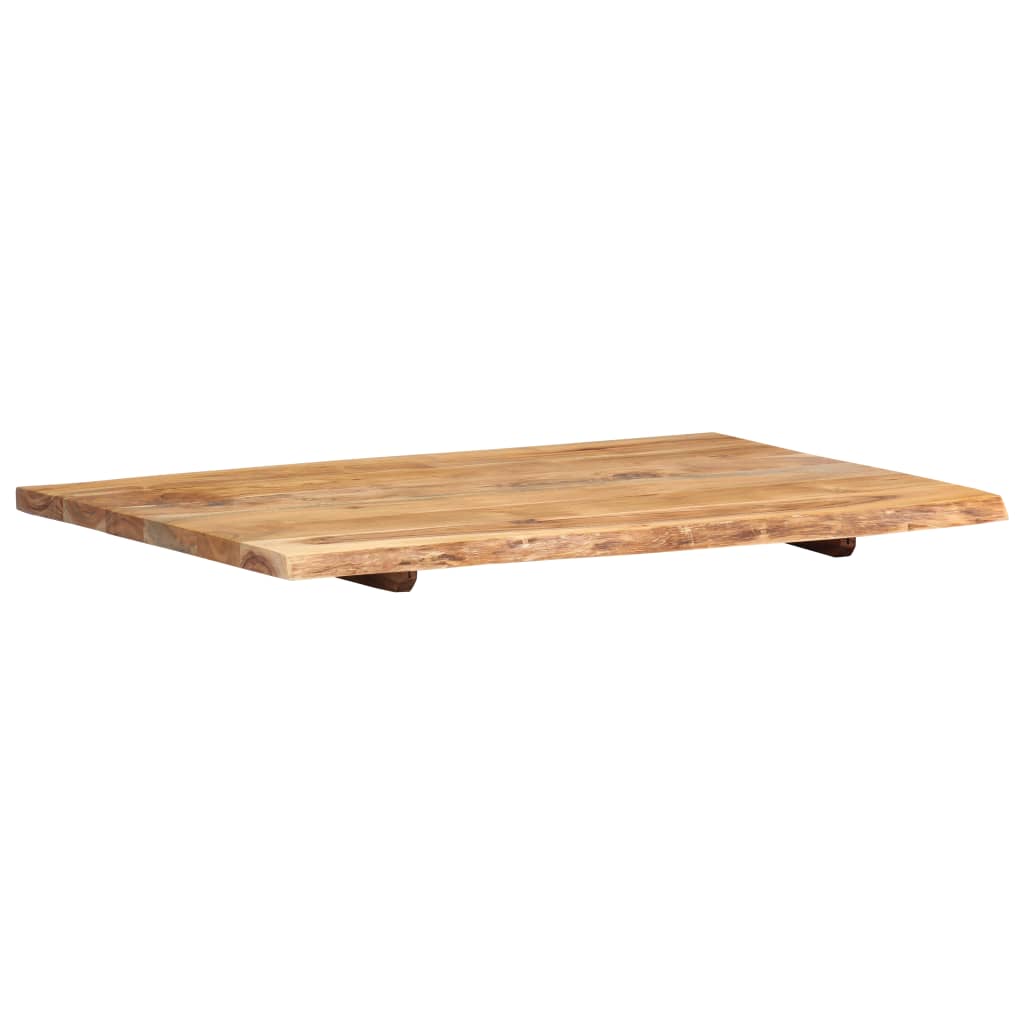 Waschtischplatte Massivholz Akazie Arbeitsplatte Baumkante Holzplatte Badezimmer - Bild 14 von 82