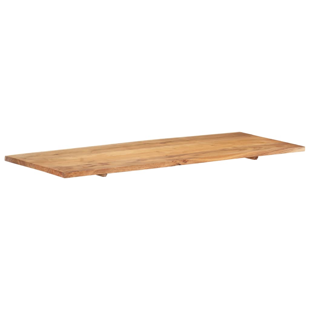 Waschtischplatte Massivholz Akazie Arbeitsplatte Baumkante Holzplatte Badezimmer - Bild 69 von 82