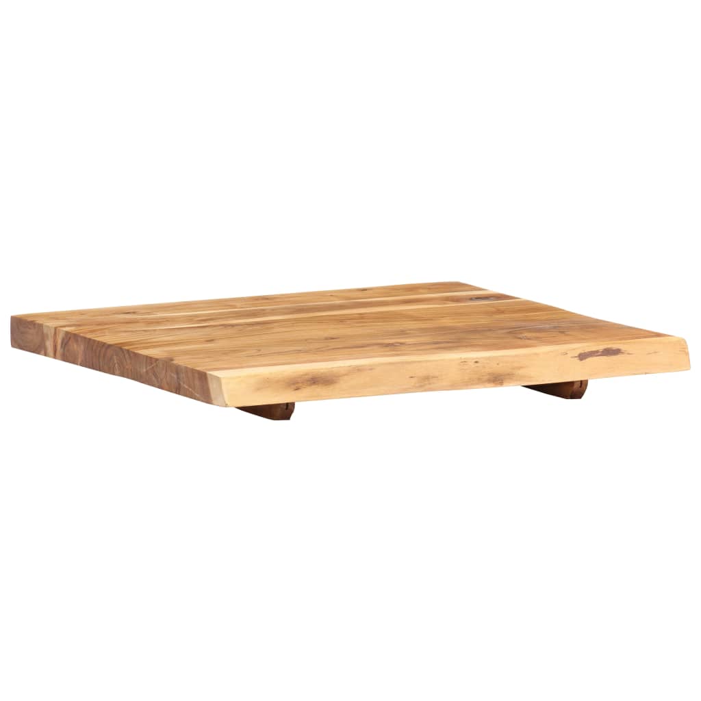 Waschtischplatte Massivholz Akazie Arbeitsplatte Baumkante Holzplatte Badezimmer - Bild 51 von 82