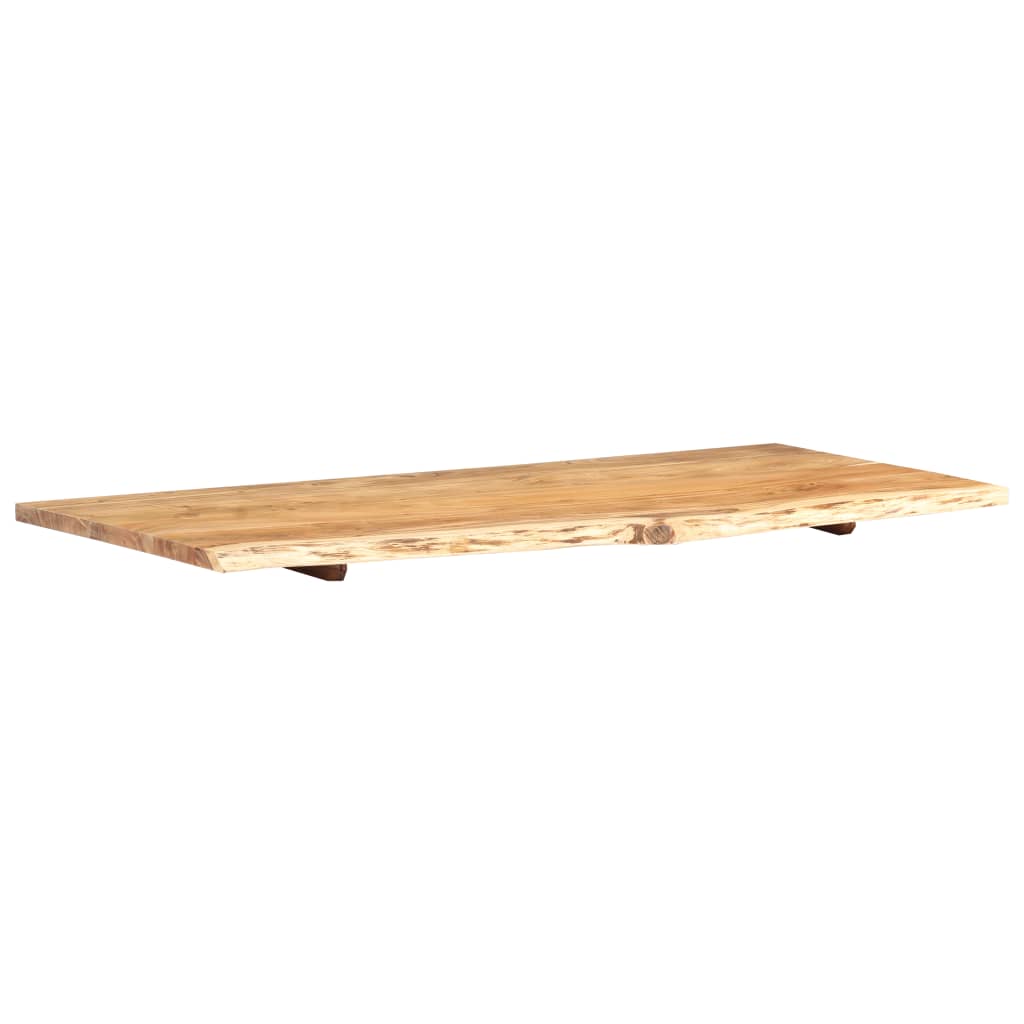 Waschtischplatte Massivholz Akazie Arbeitsplatte Baumkante Holzplatte Badezimmer - Bild 35 von 82