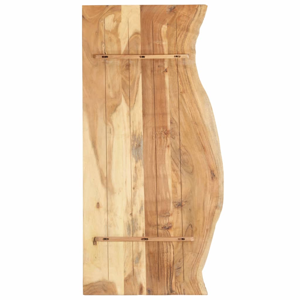 Waschtischplatte Massivholz Akazie Arbeitsplatte Baumkante Holzplatte Badezimmer - Bild 66 von 82