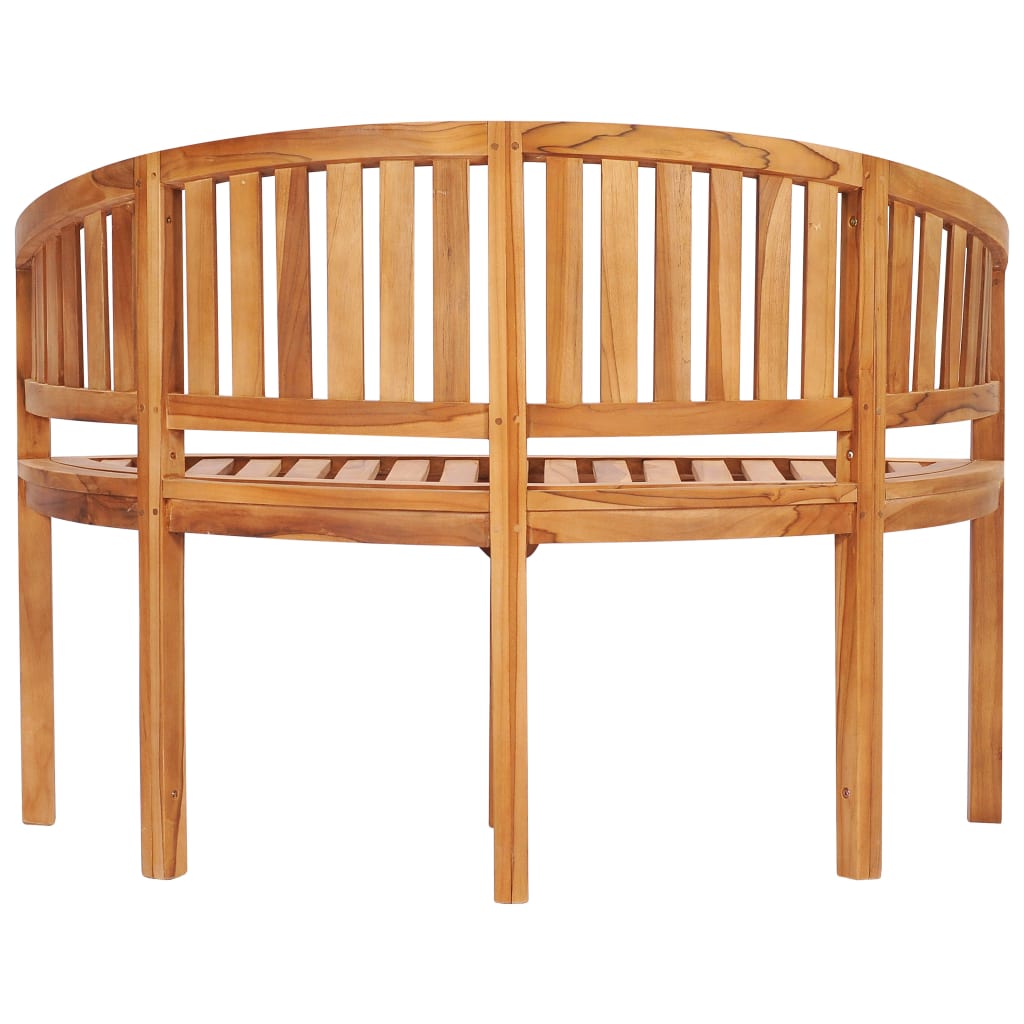 2-3-4 Sitzer Bananenbank Gartenbank Sitzbank Teak Holz Bank Parkbank Holzbank - Bild 6 von 29