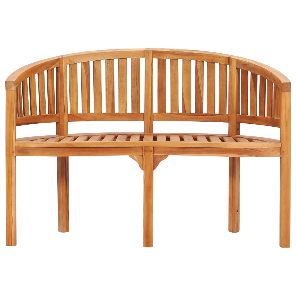 2-3-4 Sitzer Bananenbank Gartenbank Sitzbank Teak Holz Bank Parkbank Holzbank - Bild 4 von 29